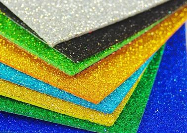 Chiny Kolorowe Craft Glitter EVA Foam Sheet Cienki papier EVA dla dzieci DIY Cięcie dostawca