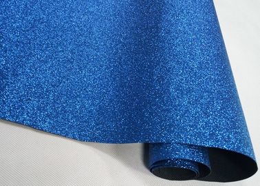 Chiny Włókniny z drobnym niebieskim połyskiem Tkaniny z połyskiem, tkanina z prawdziwego połyskującego blasku dla biegacza dostawca