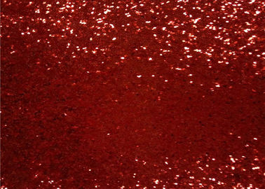 Chiny Przyjazny dla środowiska materiał brokatowy Red Chunky Width 138cm 50m Rolls dostawca