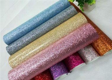 Chiny Buty Torby Tapeta Glitter Fabric Roll Knitted Backing Technics 0,6 mm Grubość dostawca