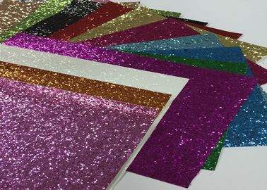 Chiny Eco Friendly Craft A4 Rozmiar Pu Glitter Fabric Sheet Metaliczny brokatowy materiał dostawca