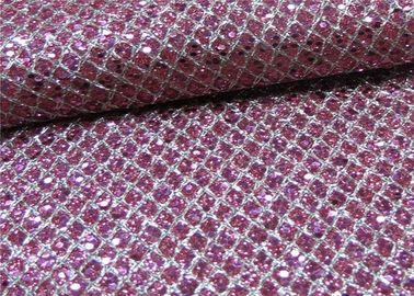 Chiny Miękka, ręcznie haftowana tkanina o strukturze tkaniny Pu syntetyczna skóra do butów dostawca