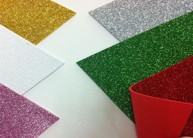 Chiny Solid Color Adhesive Glitter Arkusz z pianki EVA Wysoka gęstość dla rzemiosła i dekoracji dostawca