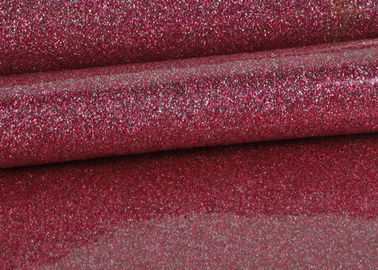 Chiny 1.38m PVC Shinning Pink Glitter Tkanina Pvc Skóra z dnem tkaniny dostawca