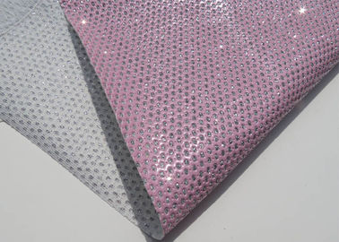 Chiny Chunky Metallic Sequined tkanina z perforowanej skóry Tapeta Home Decoration Curtain dostawca