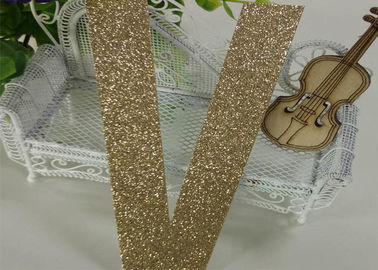 Chiny Diy Christmas Decor Złote litery świecidełka, litery alfabetu Wedding Party Brokat dostawca