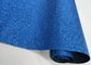 Włókniny z drobnym niebieskim połyskiem Tkaniny z połyskiem, tkanina z prawdziwego połyskującego blasku dla biegacza dostawca