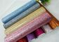 Buty Torby Tapeta Glitter Fabric Roll Knitted Backing Technics 0,6 mm Grubość dostawca