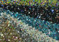 3D Chunky Glitter Tkanina bawełniana Decor Tapeta tekstylna KTV Tapeta dostawca
