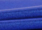 Niebieska tkanina z tkaniny Pvc z dnem z tkaniny, specjalny tekstylny skórzany blask z połyskującą tkaniną dostawca