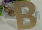 Dekoracje urodzinowe Kids Glitter Paper Letters Paper Cutting Alphabet dostawca
