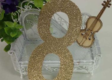 Chiny Wzrost 5 &amp;quot;Christmas Glitter Cardboard Letters, Number 8 Alphabet Glitter Letters dystrybutor