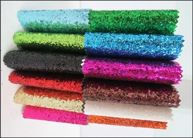 Chiny Holograficzne buty Lady PU Glitter Fabric 54 &amp;quot;Szerokość Chunky Glitter Fabric dostawca